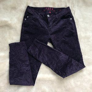 ELLE super skinny Corduroy texture velvet Pants